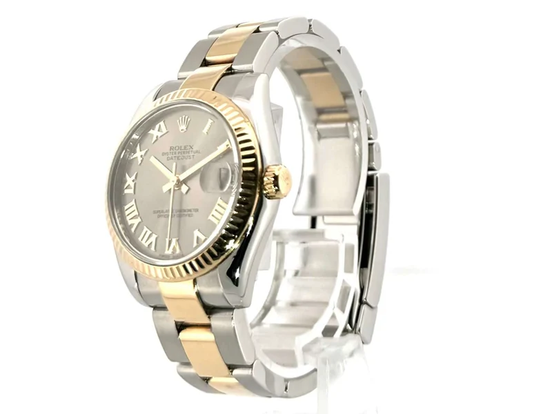 Rolex Datejust 31 Edelstahl Gelbgold 178273 Stahl Römisch