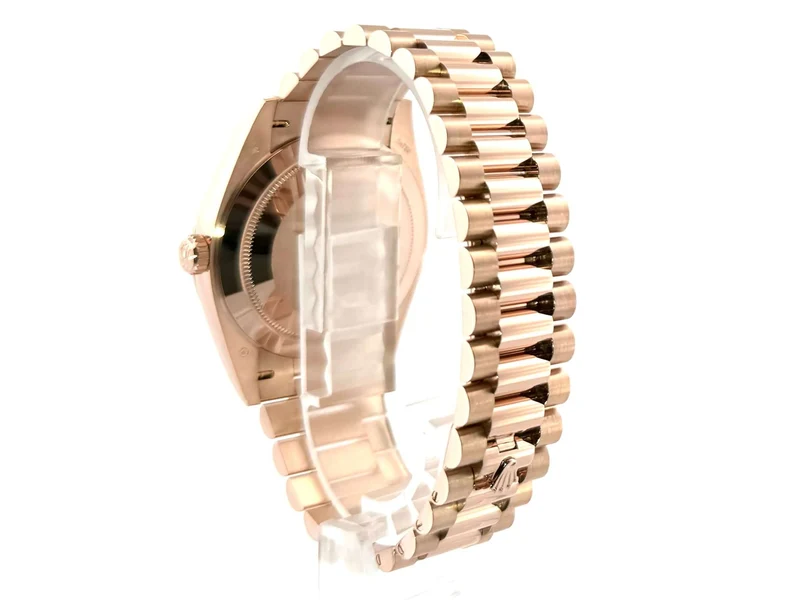 Rolex Day-Date 40 Everose-Gold 228235 Schoko Diamant