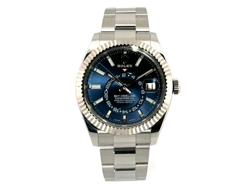 Rolex Sky-Dweller Edelstahl / Weißgold 326934 Blau