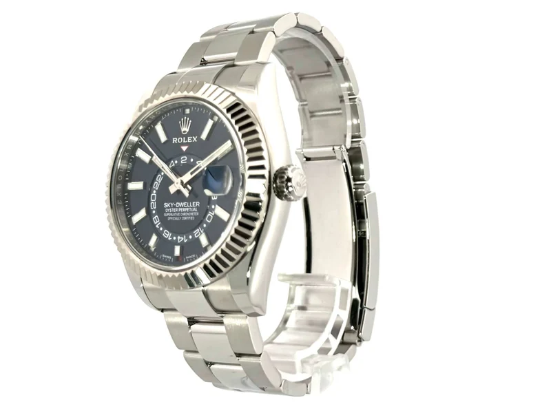 Rolex Sky-Dweller Edelstahl / Weißgold 326934 Blau
