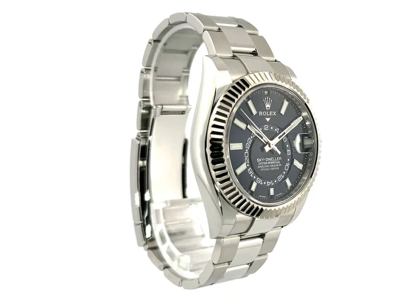 Rolex Sky-Dweller Edelstahl / Weißgold 326934 Blau