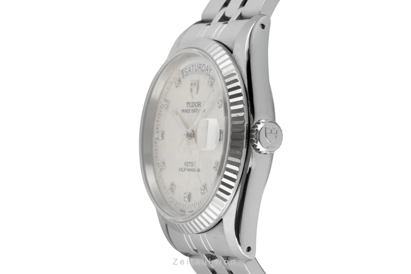 Tudor Date-Day steel / white gold automatic men's watch 76214 [2600449]