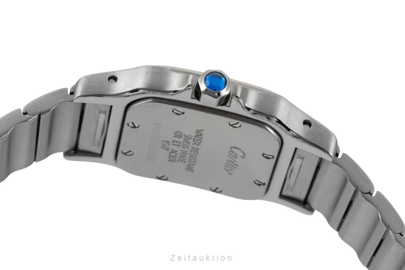 Cartier Santos steel / gold quartz women's watch W20012C4 [2600792]