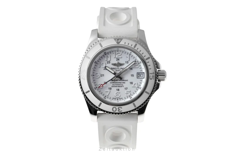 Breitling Superocean steel automatic women's watch A17312D2/A775 LP: 5350EUR [2600459]
