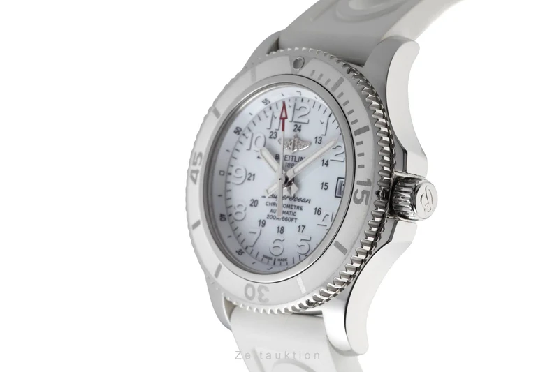 Breitling Superocean steel automatic women's watch A17312D2/A775 LP: 5350EUR [2600459]