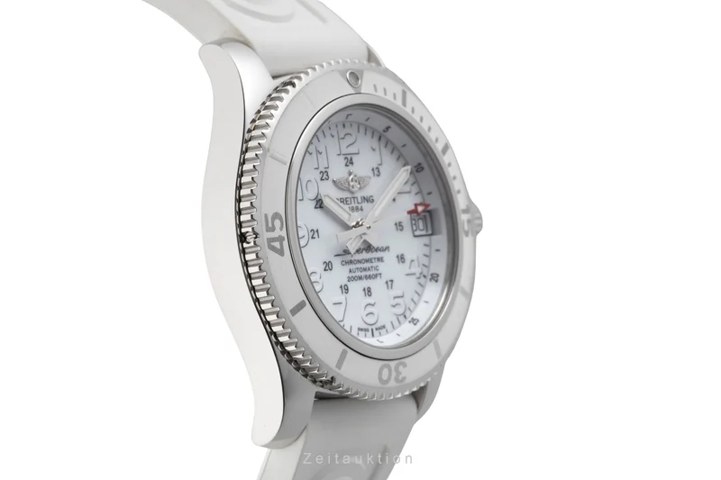 Breitling Superocean steel automatic women's watch A17312D2/A775 LP: 5350EUR [2600459]