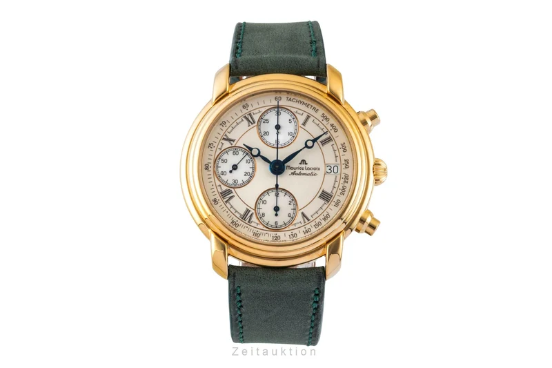 Maurice Lacroix Croneo chronograph gilt-brass automatic men's watch 03274-4311 [2600226]
