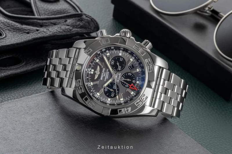 Breitling Chronomat 47 GMT chronograph steel automatic men's watch AB041012/BA69 [2600016]