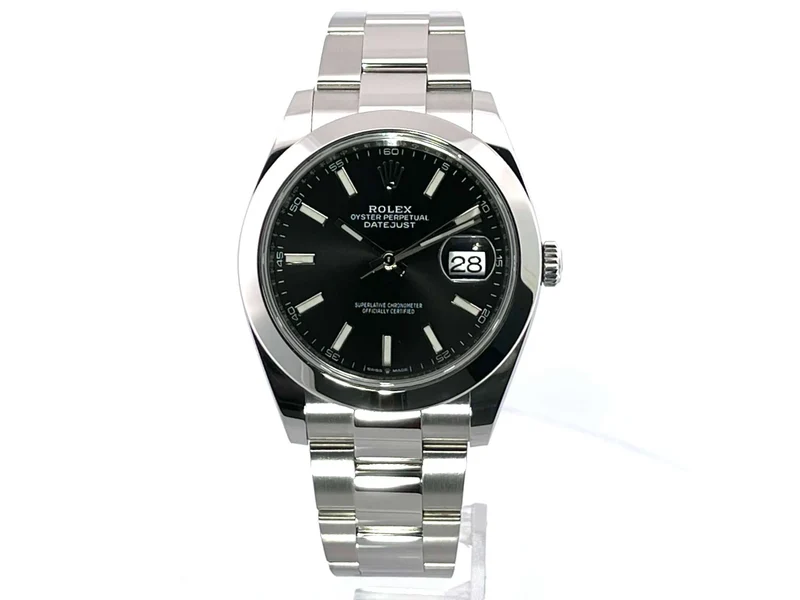 Rolex Datejust 41 Edelstahl 126300 Schwarz aus 2019