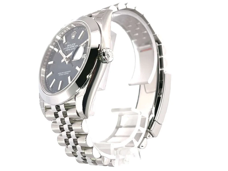 Rolex Datejust 41 Edelstahl 126300 Blau Jubile-Band verklebt 2021