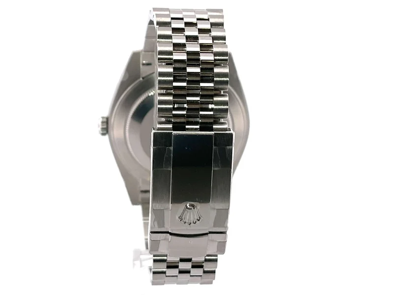 Rolex Datejust 41 Edelstahl 126300 Blau Jubile-Band verklebt 2021