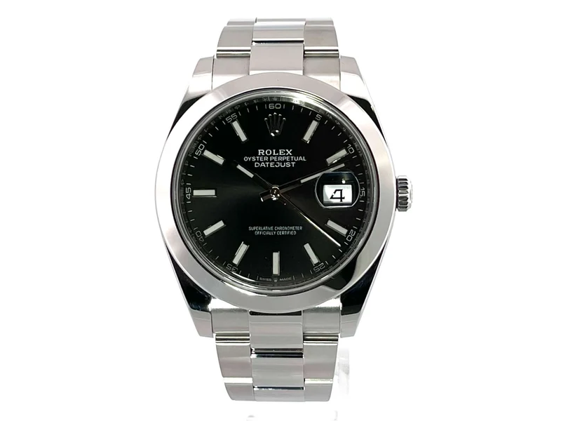 Rolex Datejust 41 Edelstahl 126300 Schwarz aus 2020
