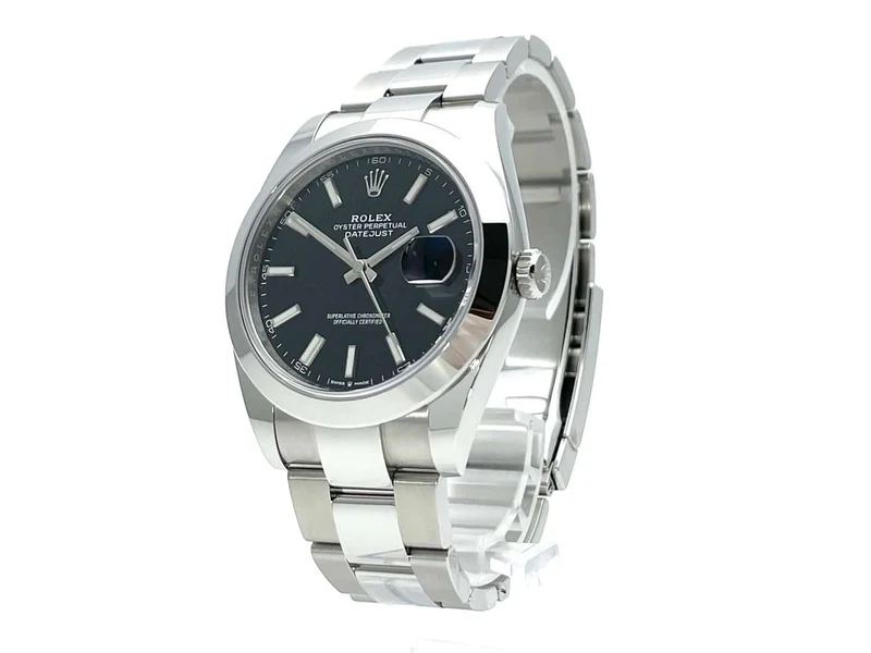 Rolex Datejust 41 Edelstahl 126300 Schwarz ungetragen 2020