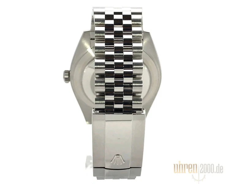 Rolex Datejust 41 Edelstahl 126300 Rhodium aus 2018 Jubile-Band