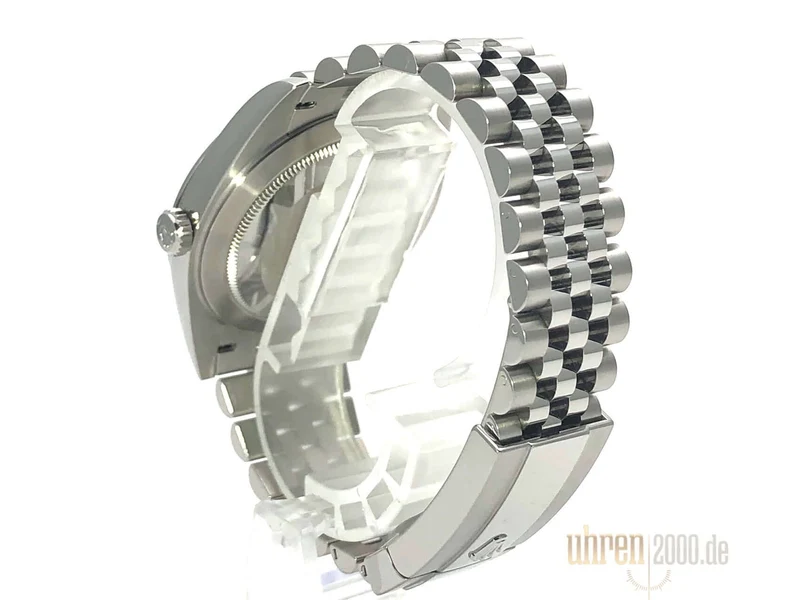 Rolex Datejust 41 Edelstahl 126300 Blau Jubile-Band ungetragen 2019 LC100