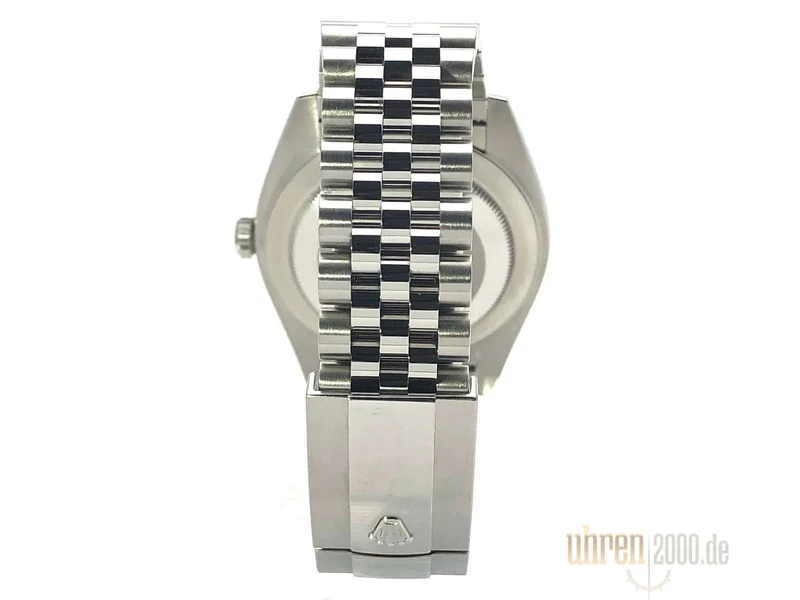 Rolex Datejust 41 Edelstahl 126300 Blau Jubile-Band ungetragen 2019 LC100