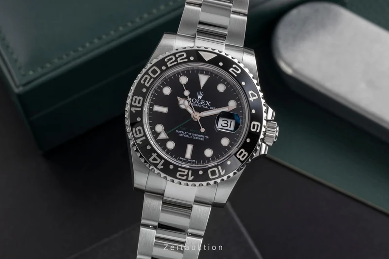 Rolex GMT-Master II steel automatic men's watch 116710LN [2600855]
