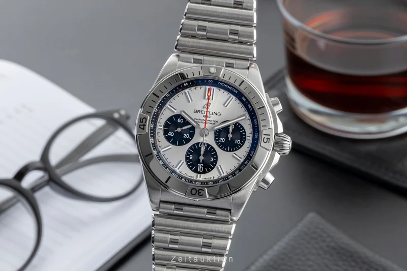 Breitling Chronomat chronograph steel automatic men's watch AB0134 LP: 9400EUR [2600452]