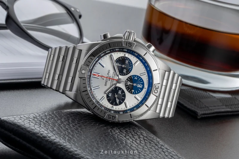 Breitling Chronomat chronograph steel automatic men's watch AB0134 LP: 9400EUR [2600452]