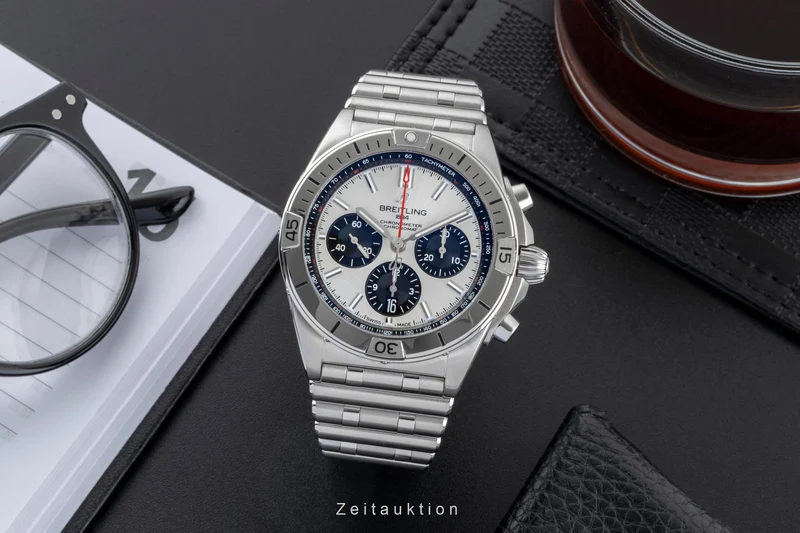 Breitling Chronomat chronograph steel automatic men's watch AB0134 LP: 9400EUR [2600452]