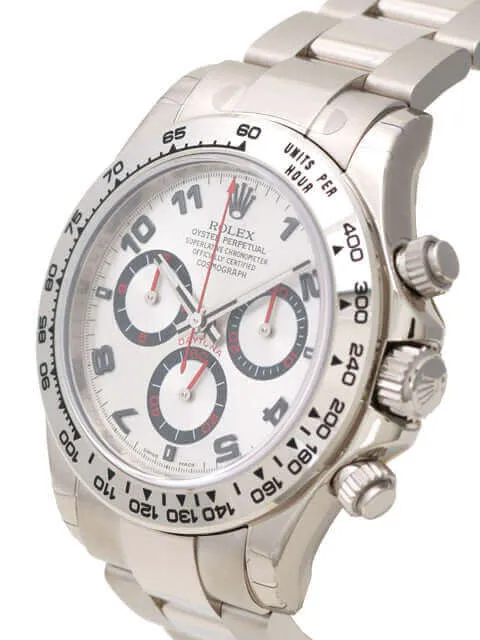 Rolex Cosmograph Daytona 116509 18 kt Weißgold Silber
