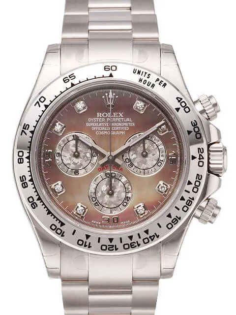 Rolex Cosmograph Daytona 116509 18 kt Weißgold MOP DIA