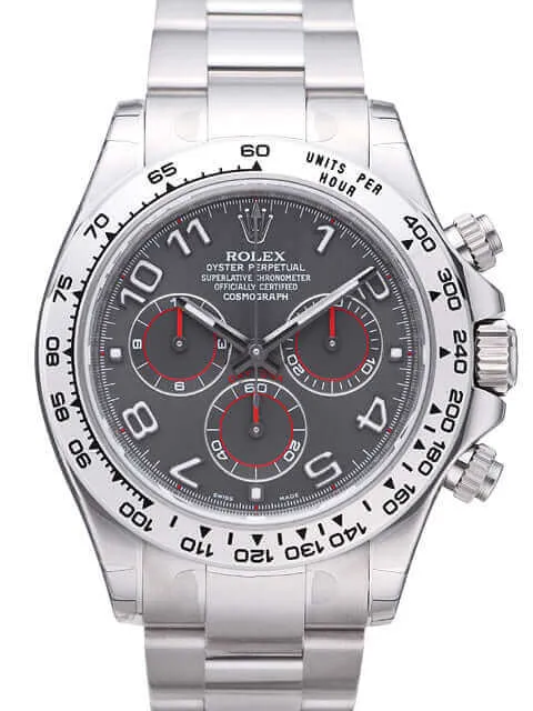 Rolex Cosmograph Daytona 116509 18 kt Weißgold Slate
