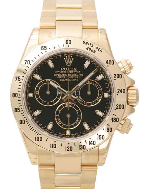 Rolex Cosmograph Daytona 116528 18 kt Gold