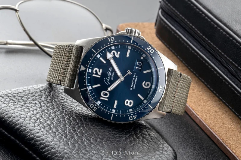 Glashütte SeaQ steel automatic men's watch 1-36-13-02-81-34 LP: 12700EUR [2601079]