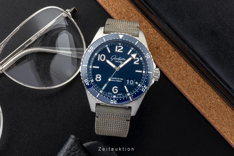 Glashütte SeaQ steel automatic men's watch 1-36-13-02-81-34 LP: 12700EUR [2601079]
