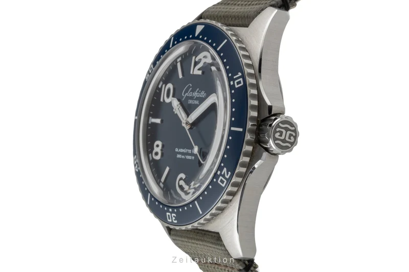 Glashütte SeaQ steel automatic men's watch 1-36-13-02-81-34 LP: 12700EUR [2601079]
