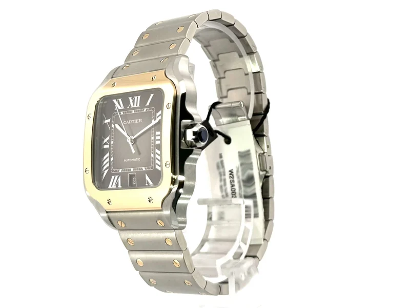 Cartier Santos de Cartier W2SA0030 Edelstahl Gelbgold großes Modell