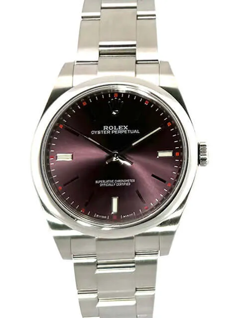Rolex Oyster Perpetual 39 red grape 114300