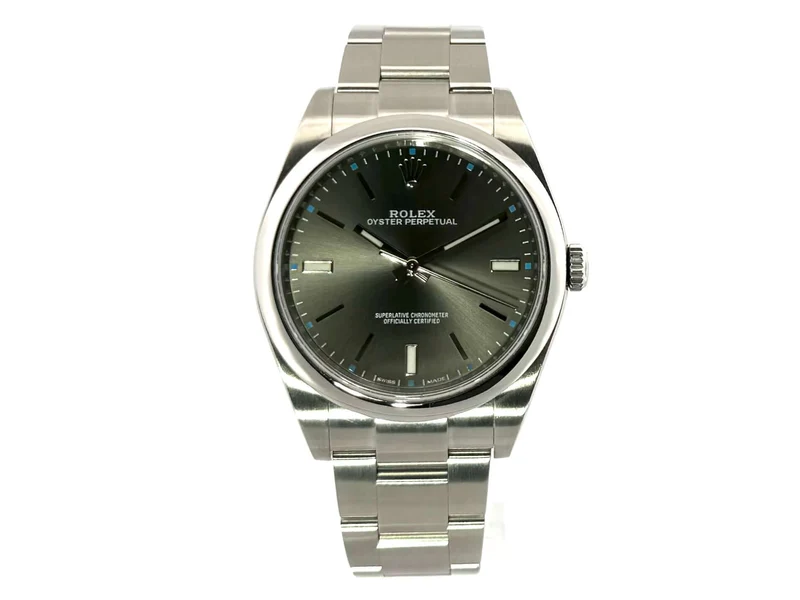 Rolex Oyster Perpetual 39 mm 114300 Grau