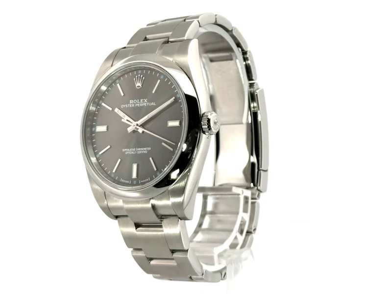 Rolex Oyster Perpetual 39 mm 114300 Grau