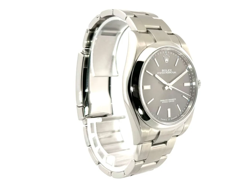 Rolex Oyster Perpetual 39 mm 114300 Grau