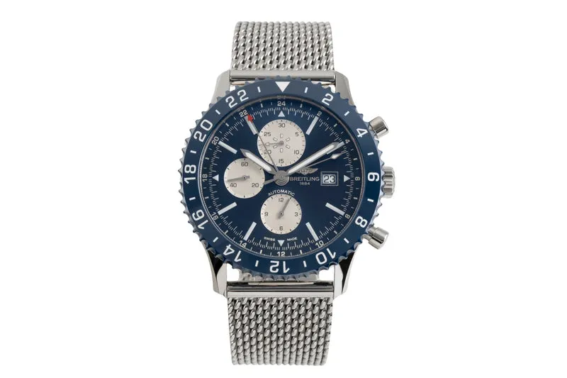 Breitling Chronoliner chronograph steel automatic men's watch Y2431016/C970 [2600536]