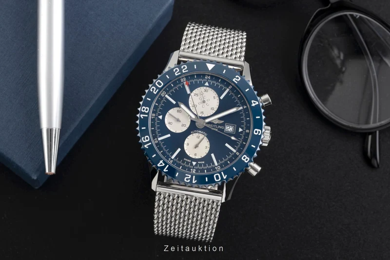 Breitling Chronoliner chronograph steel automatic men's watch Y2431016/C970 [2600536]