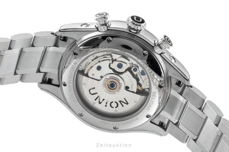 Union Glashütte Belisar chronograph steel automatic men's watch D009.427.16.052.00 LP: 3100EUR [2600263]