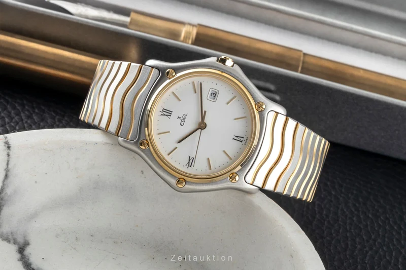 Ebel Classic Wave steel / gold quartz unisex 183909 LP: 2350EUR [2600627]