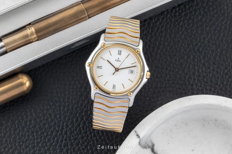 Ebel Classic Wave steel / gold quartz unisex 183909 LP: 2350EUR [2600627]