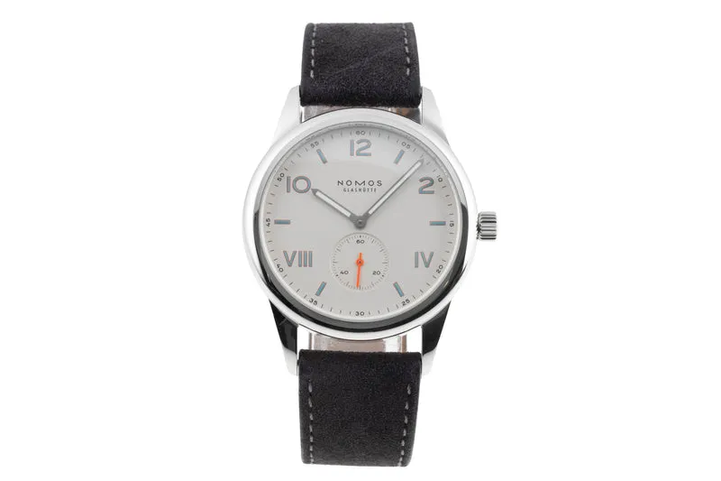 Nomos Club steel manual winding men's watch 735 LP: 1480EUR [2600809]