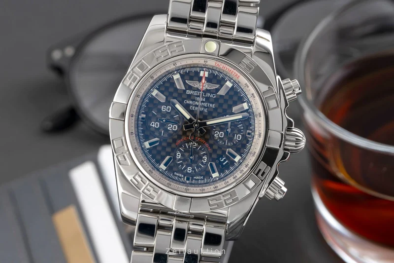 Breitling Chronomat 44 chronograph steel automatic men's watch AB011012/BE69/388A [2600304]