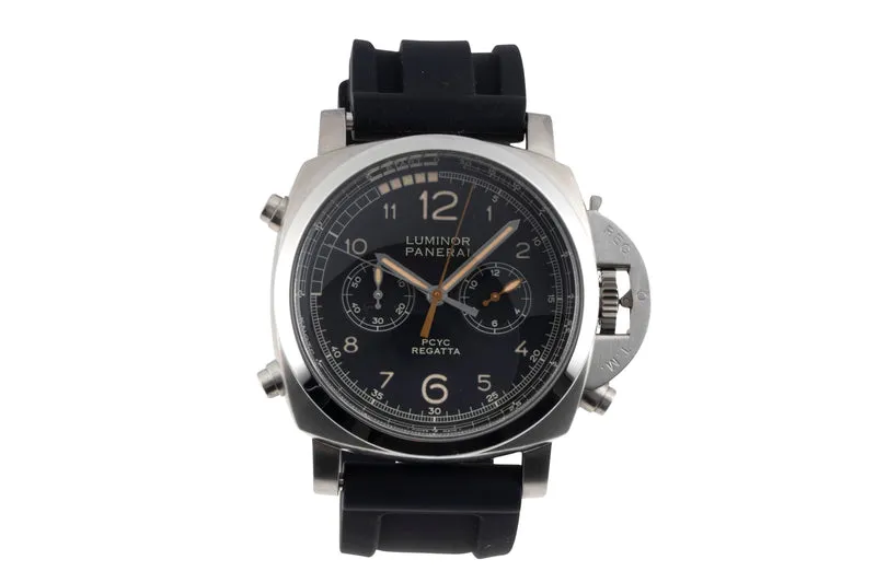Panerai Luminor chronograph titanium automatic men's watch PAM00652 LP: 18900EUR [2600766]