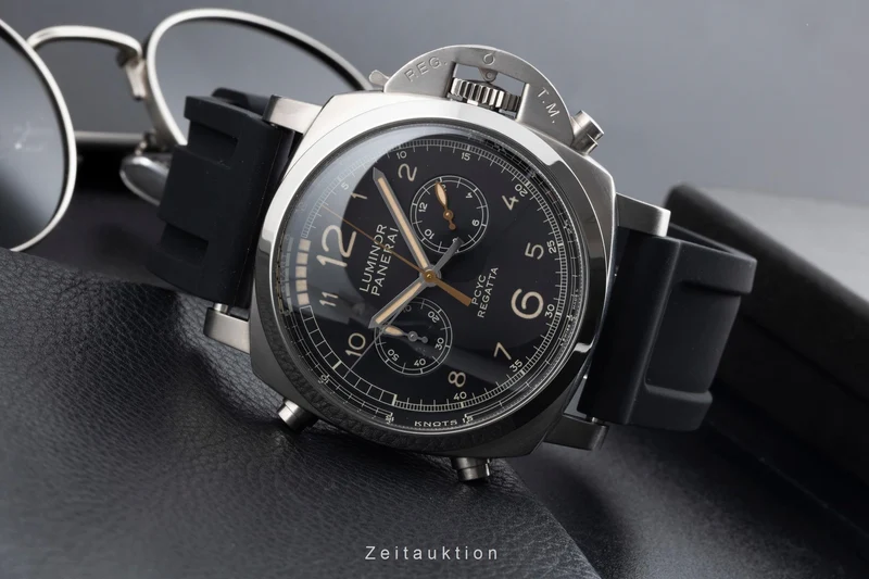 Panerai Luminor chronograph titanium automatic men's watch PAM00652 LP: 18900EUR [2600766]