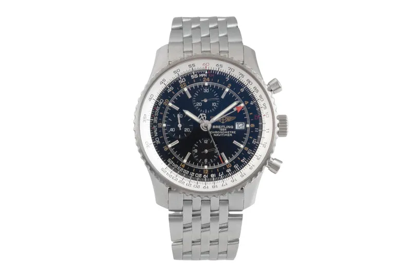 Breitling Navitimer World chronograph steel automatic men's watch A24322 [2600524]