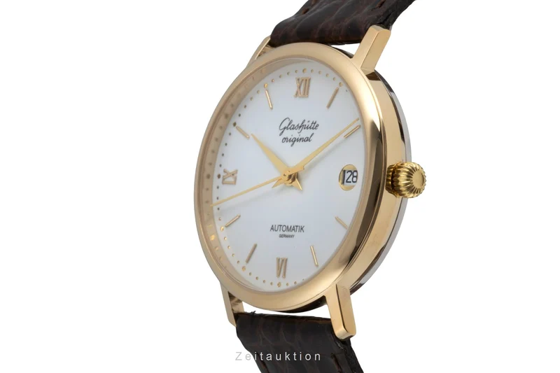 Glashütte Spezimat gilt-brass automatic men's watch 10-31-04-02-55 Limited [2600055]