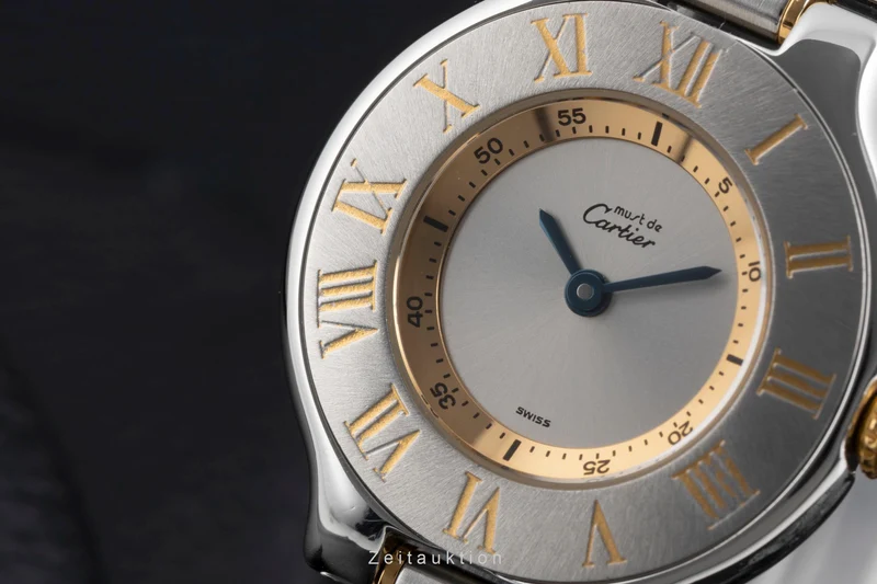 Cartier Ligne 21 gilt / steel quartz women's watch W10073R6 [2600818]