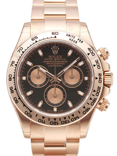 Rolex Cosmograph Daytona 116505 Rosegold Schwarz