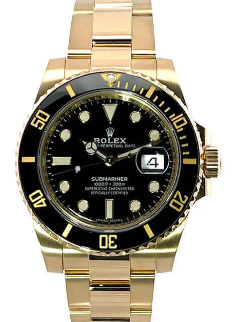 Rolex Submariner Date 116618 LN Gelbgold
